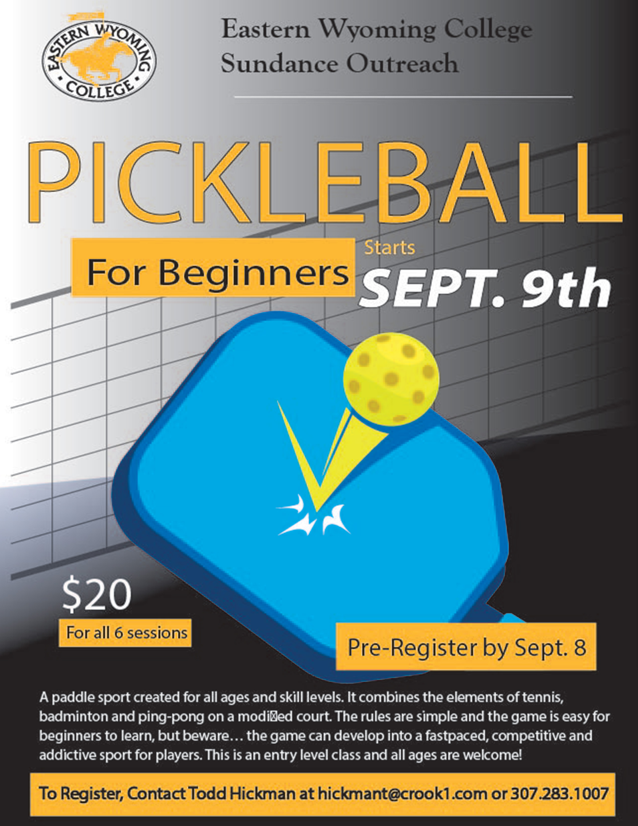 Pickleball Tournament Flyer 2